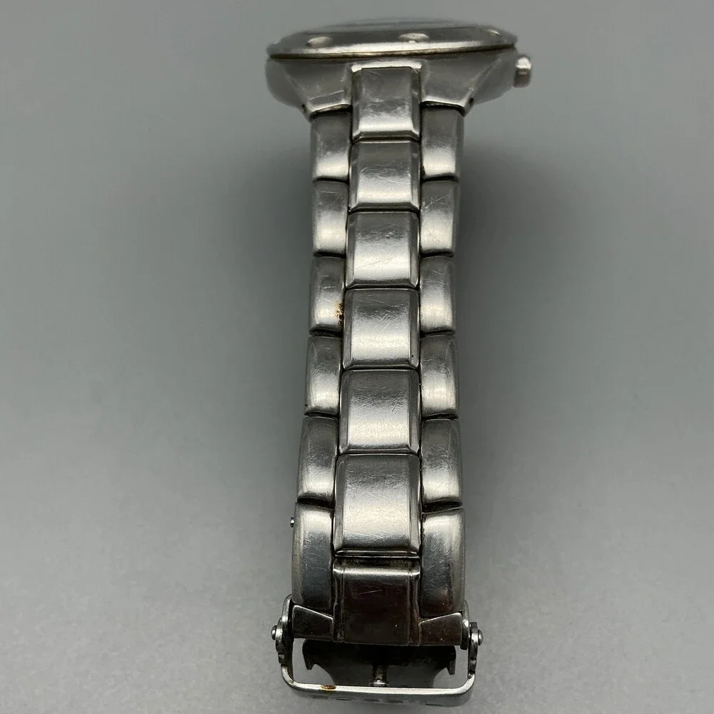 Fossil Volvo JR-5098 Mens Watch 39mm Black Dial Stainless Volvo New Battery 7.5